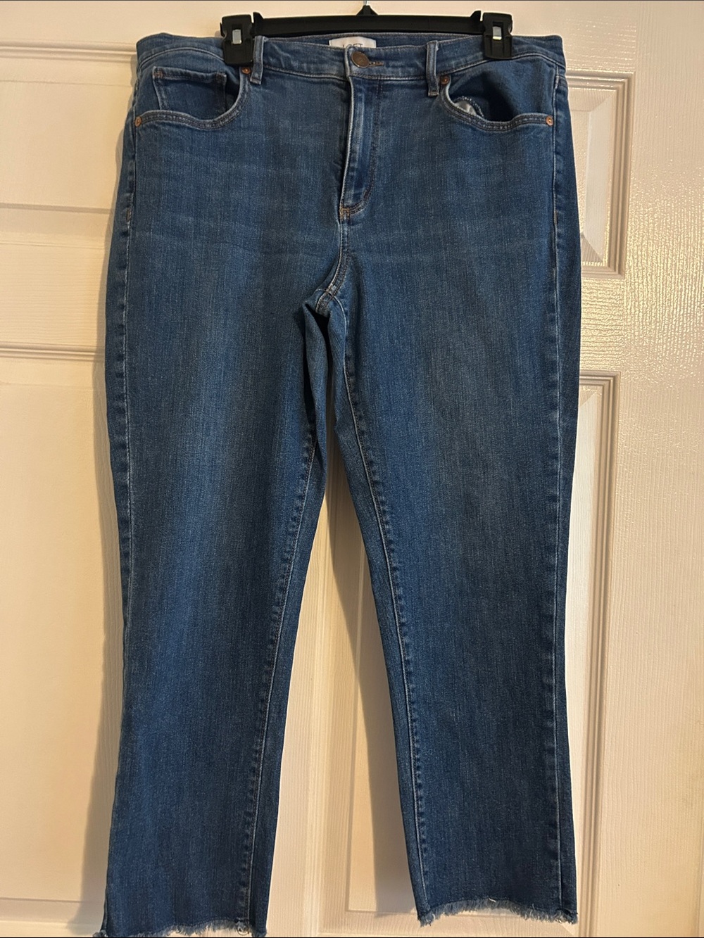 LOFT Classic Midwash Ankle Crop Jeans - Blue